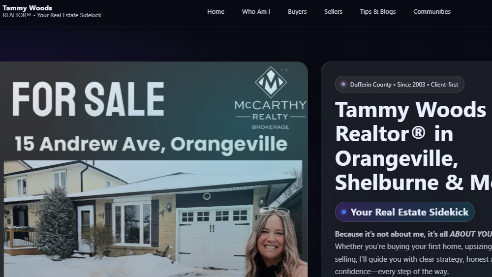 Real estate website